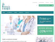 Tablet Screenshot of farmaciafalquishop.com